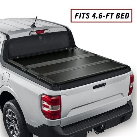 Kikito Professional Frp Hard Tri Fold Truck Bed Tonneau Cover For 2022 2023 Maverick 4 6ft 54