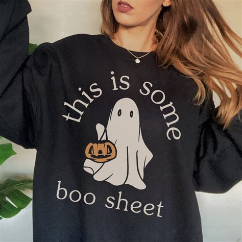 This Is Some Boo Sheet Shirt Funny Halloween Shirt Ghost Etsy