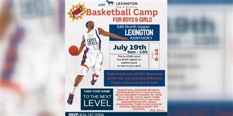Former Uk Basketball Players Hosting Free Camp For Boys And Girls