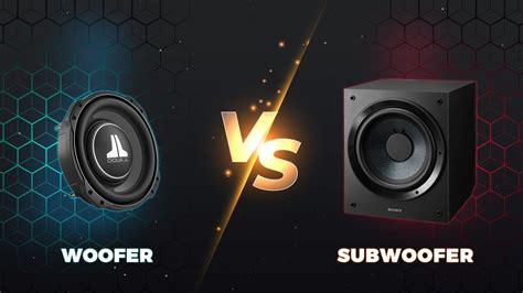 Subwoofer Vs Woofer Critical Differences