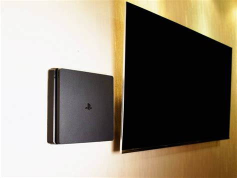 Playstation 4 PS4 SLIM Wall Mount Black Vimount - Etsy