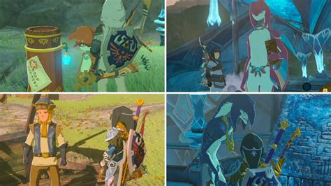 Zelda Breath Of The Wild All Zora Village Side Quests Youtube