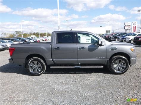 Gun Metallic Nissan Titan Sl Crew Cab X Photo