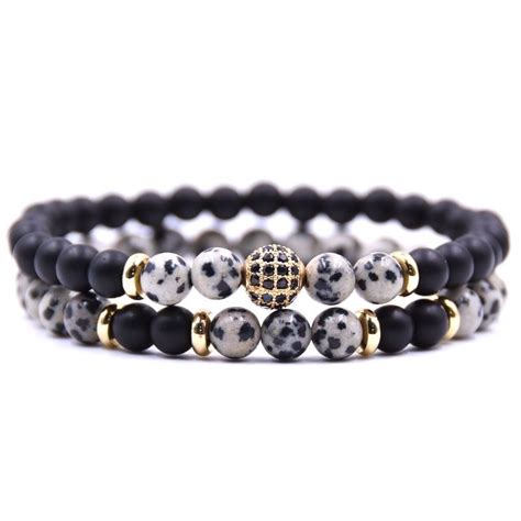 Zb Mu Natural Stone Bracelets Stone Bracelet Bracelets For Men