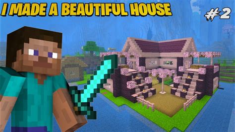 Minecraft Pe Survival Series Ep In Hindi I Made Survival House