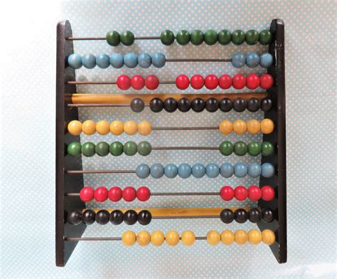 Vintage Brio Large Counting Frame Abacus 1964 Etsy Abacus Toy