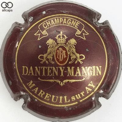 Capsule 2 Bordeaux foncé et or Champagne Danteny Mangin AllCaps