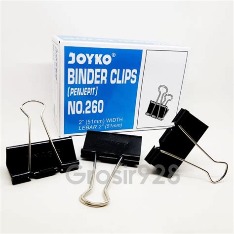 Jual Per Lusin Binder Clips Penjepit Kertas No Merk Joyko