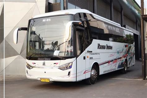 Foto Po Ranau Indah Rilis Bus Baru Pakai Livery Segar