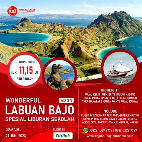 Paket Tour Ke Tempat Lokasi Wisata Terbaik Indonesia