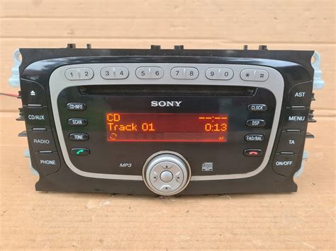 Radio Sony Cd Mp Ford Mondeo Mk Focus Mk C Max S Max Kuga Kod