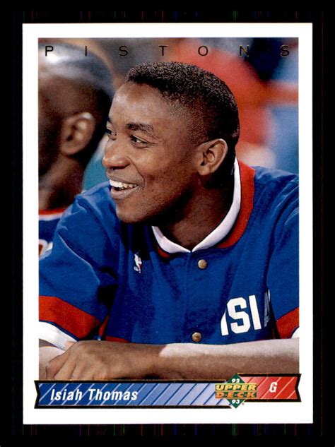 1992 Basketball Upper Deck Isiah Thomas Detroit Pistons 263 4 EBay