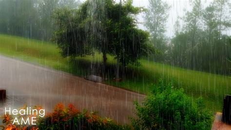 Loud Thunder And Heavy Rain Sounds For Sleeping Powerful Thunderstorm