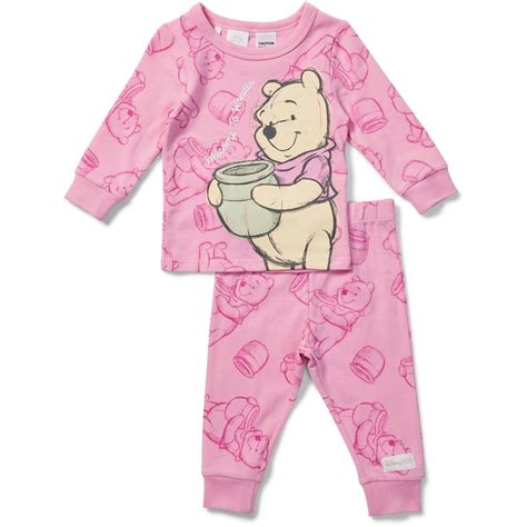 Buy Disney Baby 100 Years Winnie The Pooh Pyjama Set Pink Mydeal