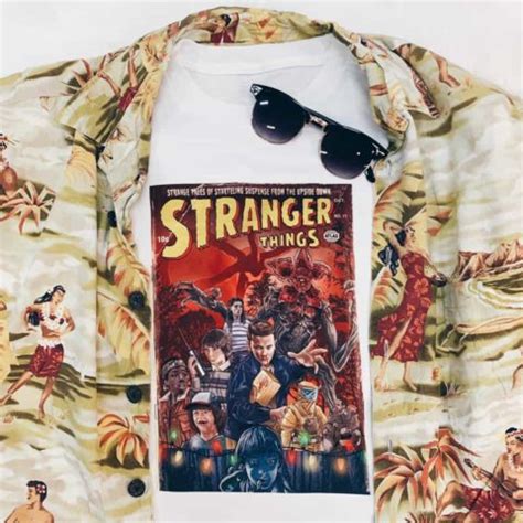 Stranger Things Comic T Shirt Stranger Things T Shirts Nowstalgia