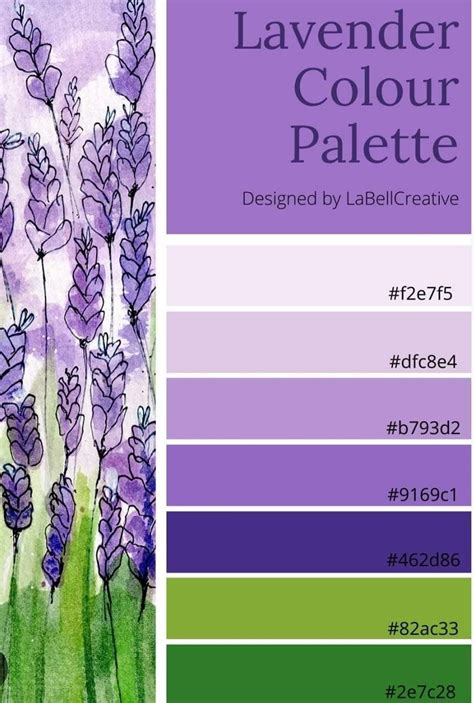 Lavender Colour Palette Purple Hues