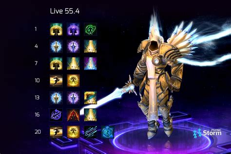 Tyrael ADVANCED Tyrael Build On Psionic Storm Heroes Of The Storm