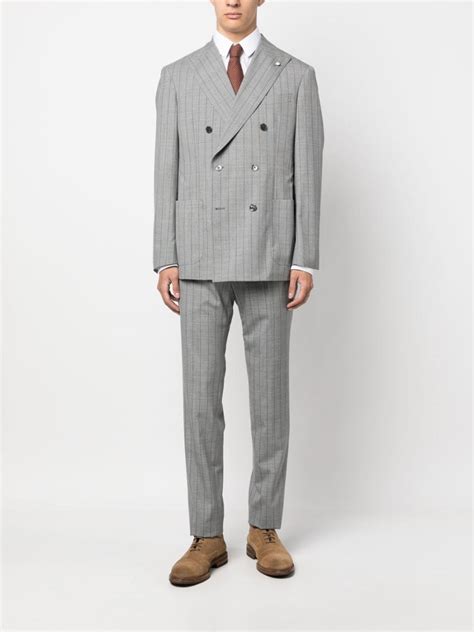 Luigi Bianchi Mantova Double Breasted Suit Farfetch