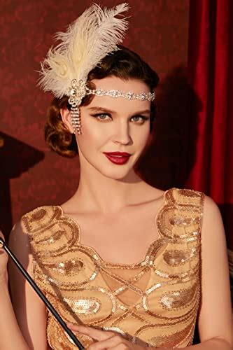 Babeyond S Headband Flapper Headpiece Roaring S Great Gatsby