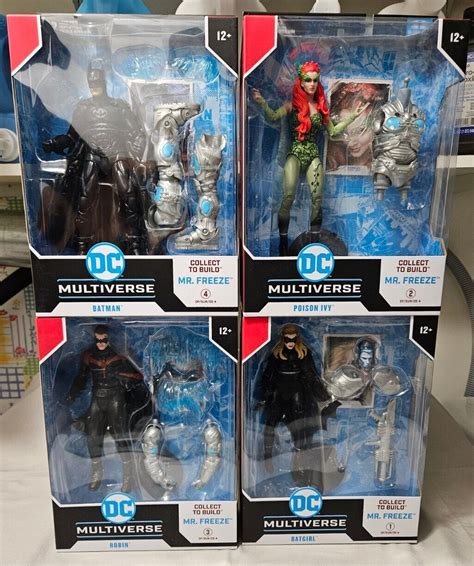 Mcfarlane Dc Multiverse Batman Robin Batgirl Poison Ivy Mr Freeze Baf