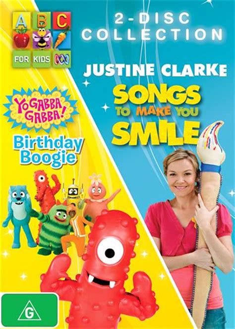 Buy ABC For Kids - Justine Clarke - Songs to Make You Smile / Yo Gabba Gabba! - Birthday Boogie ...