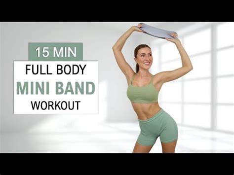 Min Full Body Mini Resistance Band Workout Lean Muscles No Repeat