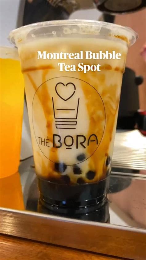 Thé Bora In Montreal Canada Iced Drinks Recipes Bubble Tea Boba