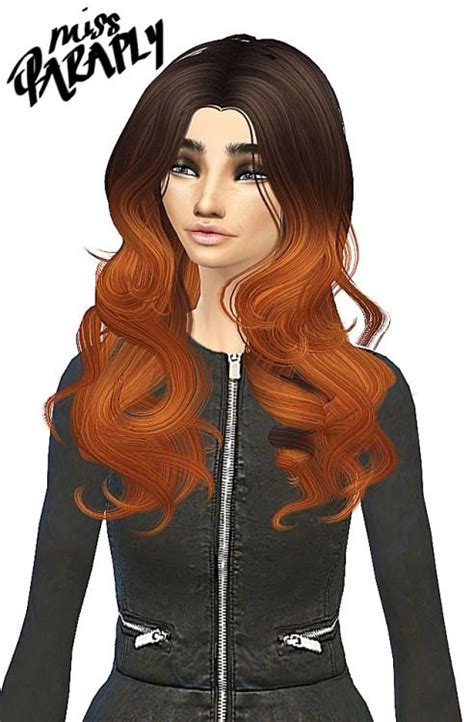 Miss Paraply Newsea`s Hairstyle Retextured ~ Sims 4 Hairs