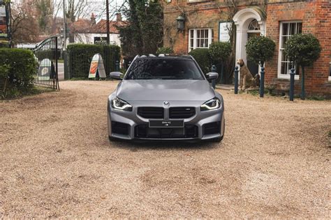 Bmw M2 G87 Frozen Pure Grey With Carbon Roof Is A Looker