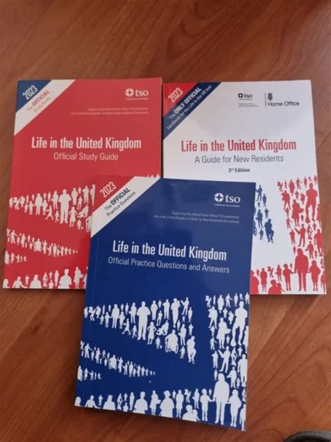 LIFE IN THE UK Test 2023 3 Books Set Citizenship Visa Test 0 99