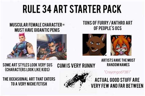 Rule 34 Art Starter Pack R Starterpacks