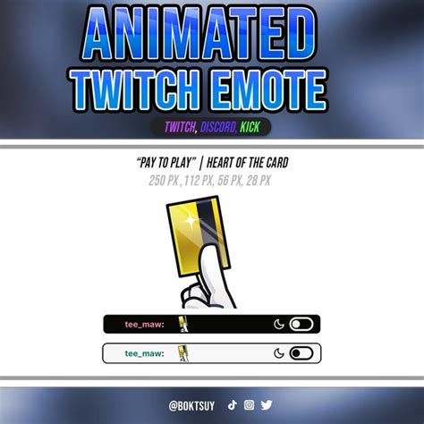 Twitch Credit Card Etsy