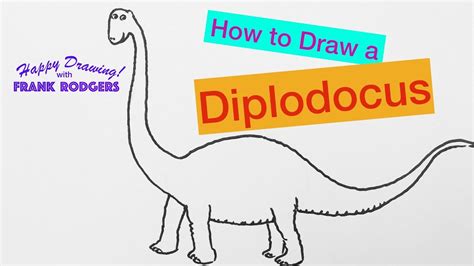 Art For Kids How To Draw A Diplodocus From An Egg Happy Drawing With