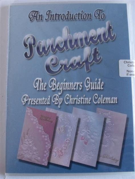 An Introduction To Parchment Craft The Beginners Guide Dvd By