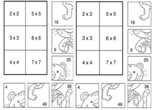 Ejercicios De Tablas De Multiplicar Salteadas Para Imprimir Pdf