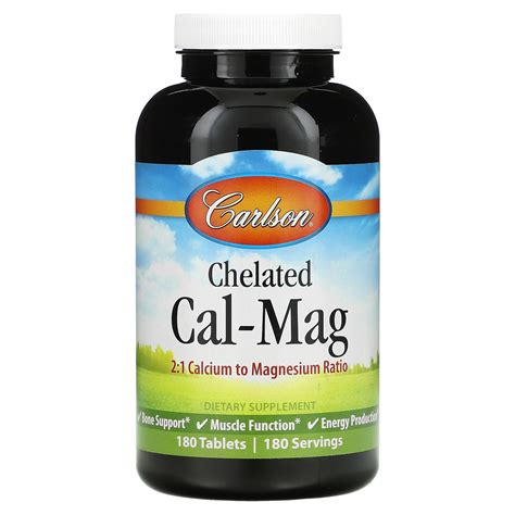 Carlson Chelated Cal Mag Tablets Walmart