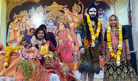 Shiva Parvati Marriage Ceremony Took Place In Ram Katha Going On In