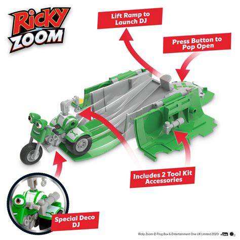 Ricky Zoom Pop And Go Playset Featuring Dj Rumbler With An Exclusive