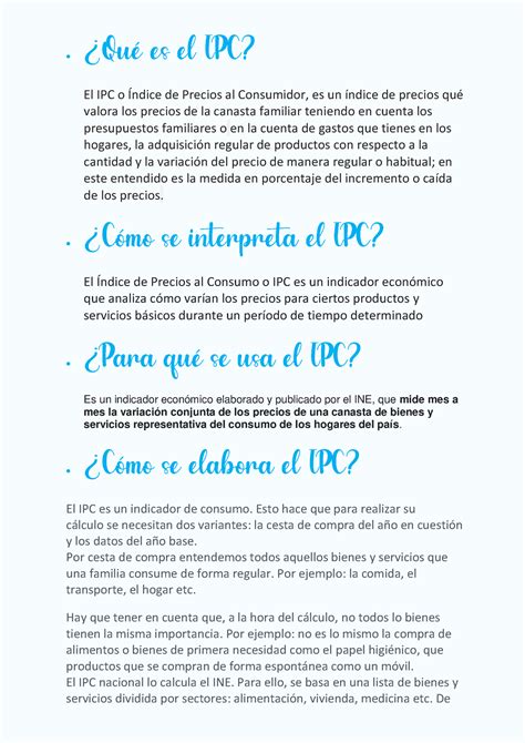 Entendiendo el IPC Cómo el Índice de Precios al Consumidor Impacta tu