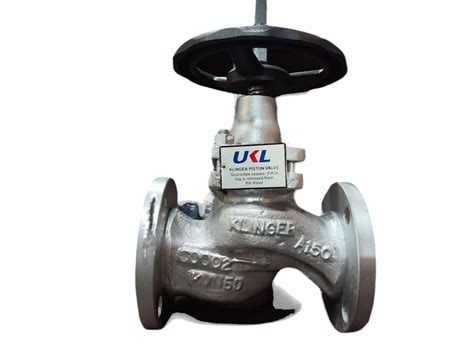 High Pressure WCB Uni Klinger Piston Valve For Industrial Valve Size