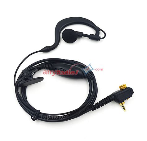 Radio Fbi Police Earpiece Ptt Mic For Motorola Mth800 Mtp850 Mth600