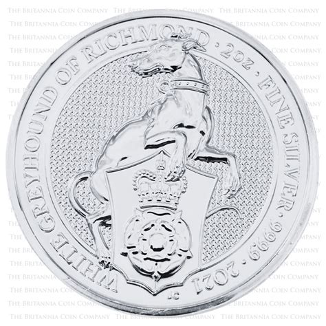 White Greyhound Silver Oz Bullion Coin