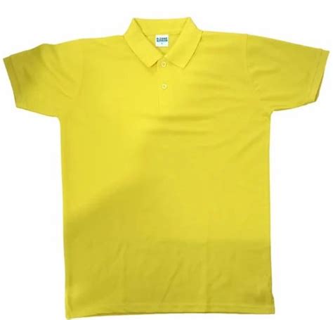 Plain Polo Neck Men Poly Cotton T Shirt Large At Rs 120piece In New Delhi Id 2850595162455