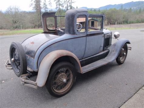 Ford Model A Leatherback Coupe No Reserve For Sale Photos