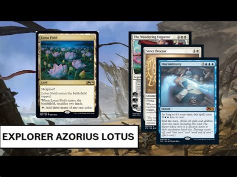 MTG Arena Explorer Temporal Shenanigans With Azorius Lotus Field