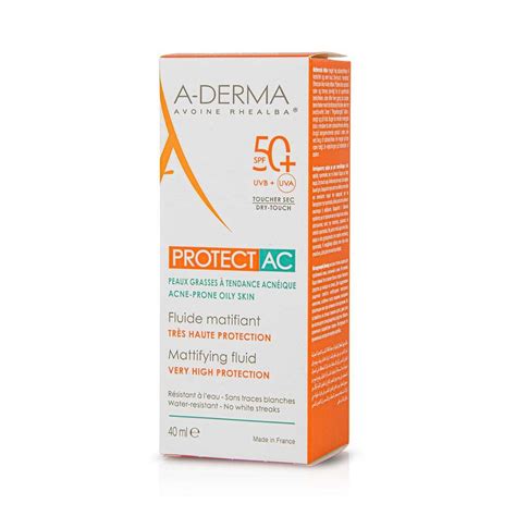 A Derma Protect Ac Fluide Matifiant Tres Haute Protection Spf Ml