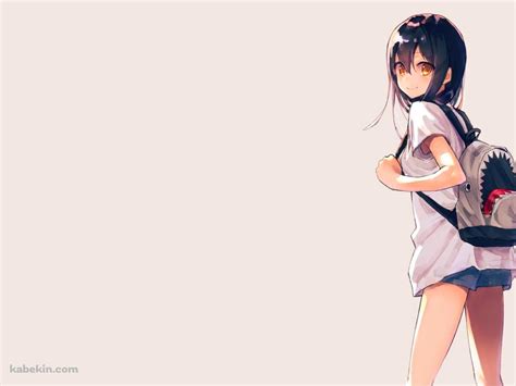 鮫のリュックを背負った女の子1152x864pxのデスクトップpc用の壁紙 高画質 壁紙キングダム