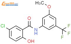 5 Chloro 2 Hydroxy N 3 Methoxy 5 Trifluoromethyl Phenyl Benzamide