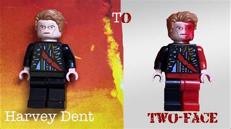 Lego Harvey Dent Becomes Two Face Youtube