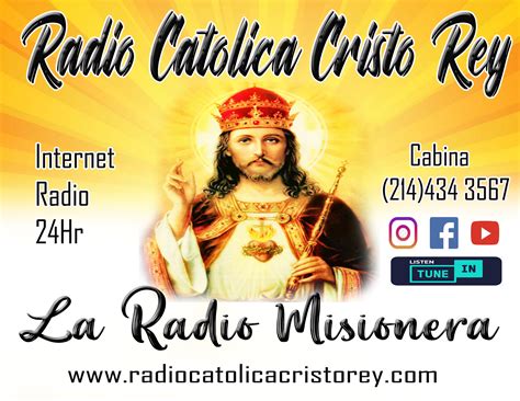 Radio Católica Cristo Rey La Radio Misionera Página Principal